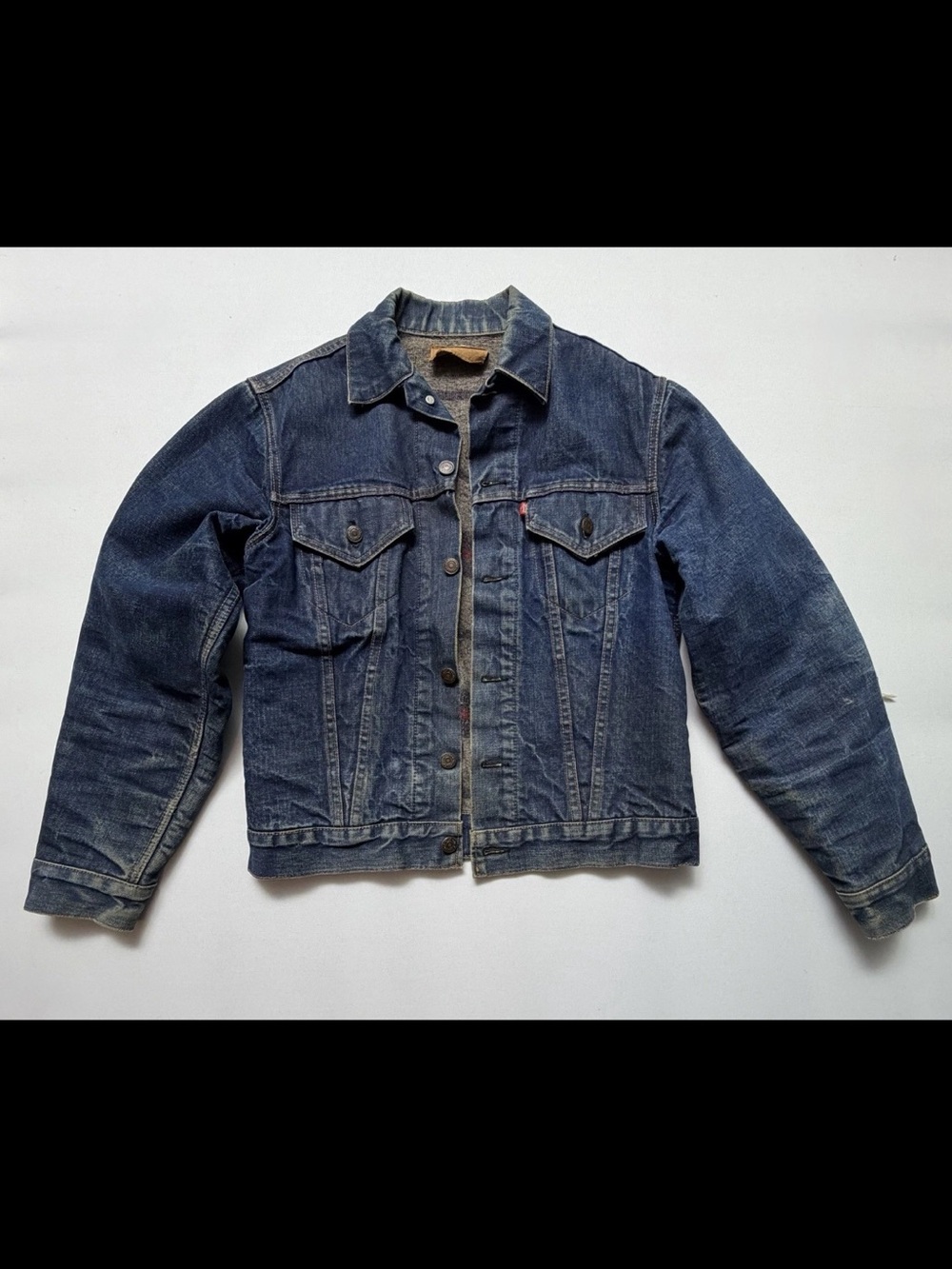Vintage 1970s Levi’s 70505 Type III Denim Trucker Jacket USA Made 522 Size 38